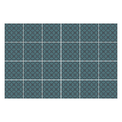 Samolepky na obklady Kvetinový motív v sieťke