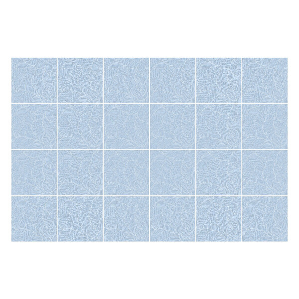 Samolepky na kachličky Jemné vlnovky