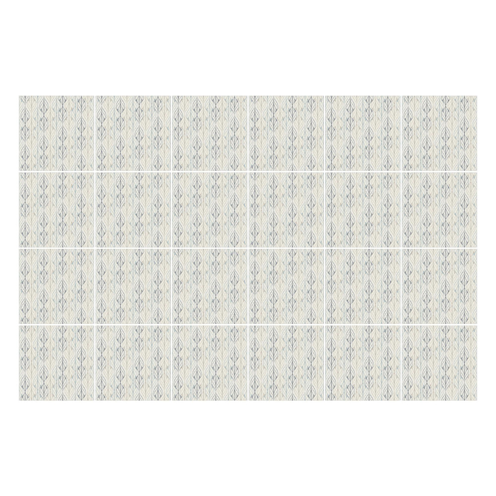 Samolepky na obklady Jemné listy v radoch