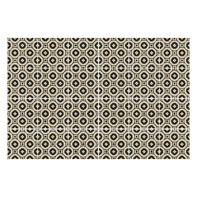 Nálepky na dlaždice Kruhy s kvetmi