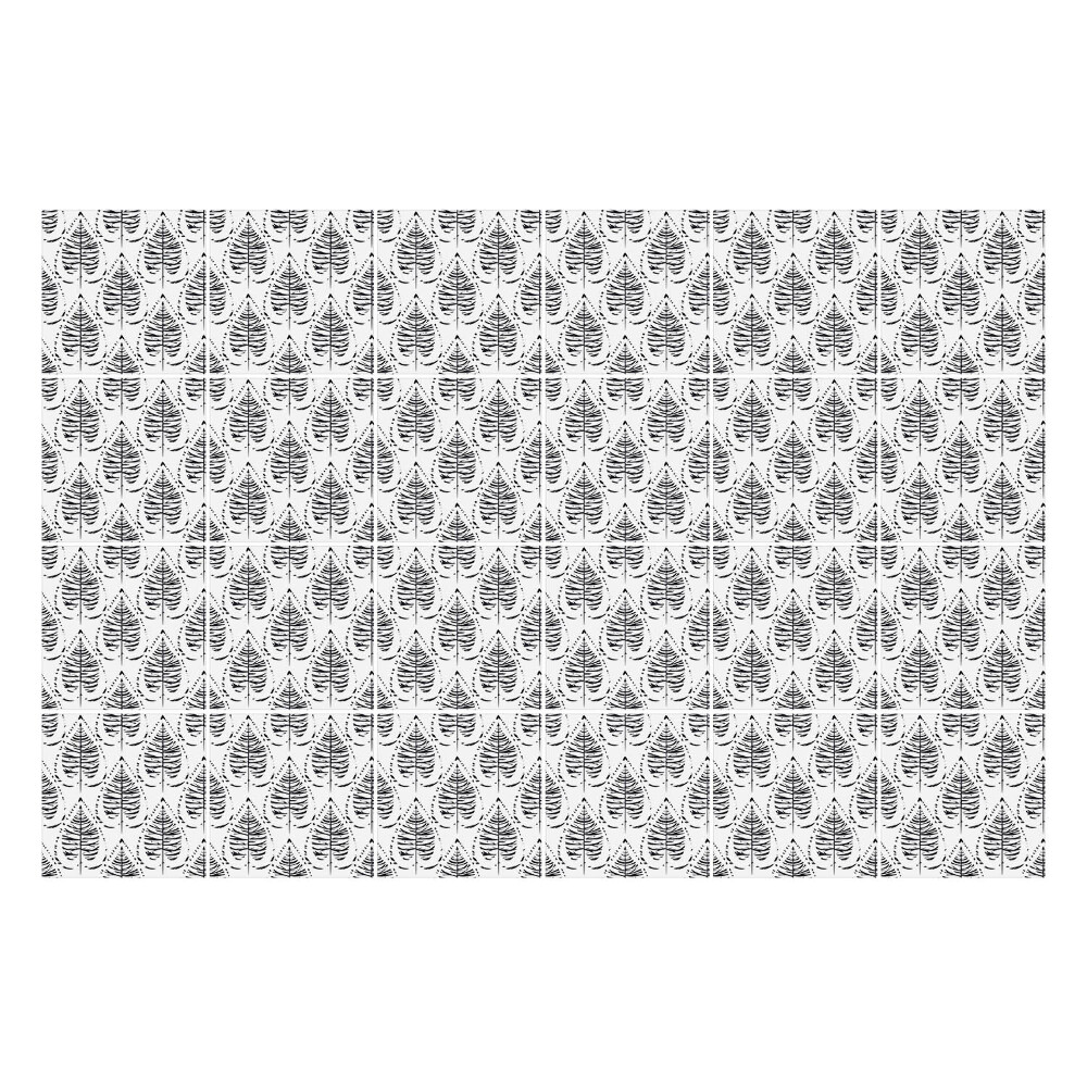 Nálepky na dlaždice Motív listových tvarov