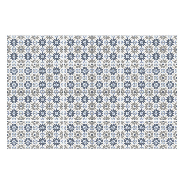 Samolepky na obklady Kvetinový motív v sieťke