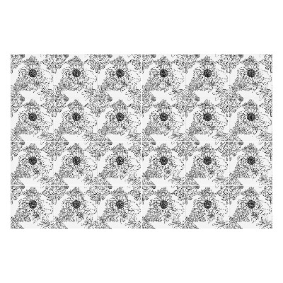 Samolepky na kachličky Kvetinový motív v sieťke