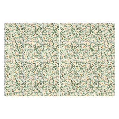 Samolepky na obklady Kvetinový motív so škvrnami