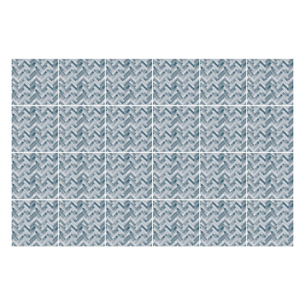 Nálepky na dlaždice Kľukaté čiary v šedej farbe