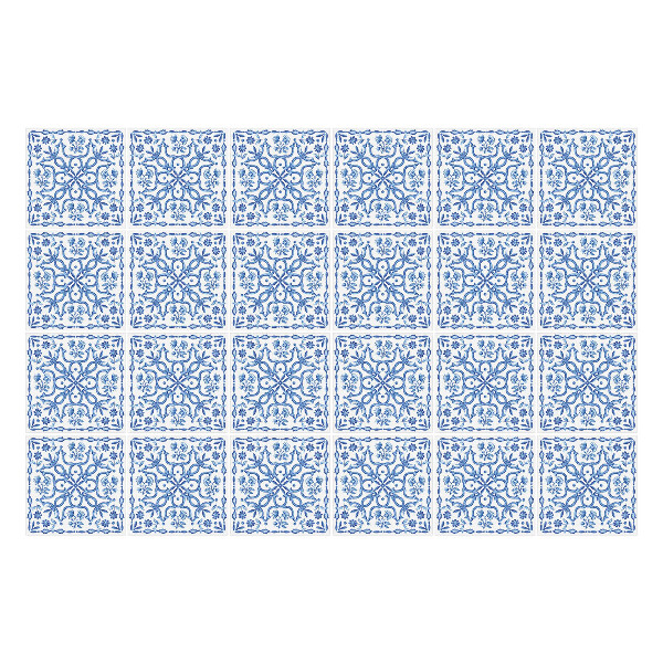 Samolepky na kachličky Modré dlaždice