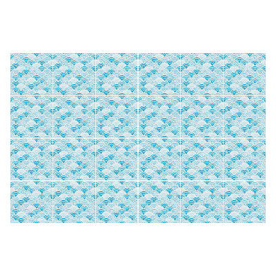 Nálepky na dlaždice Vlny v rytme harmónie