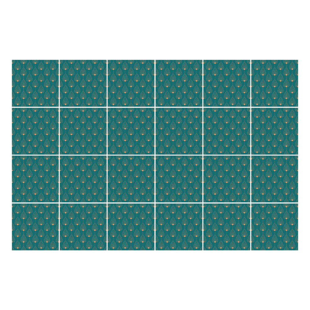 Samolepky na obklady Motív kvapky v sieťke