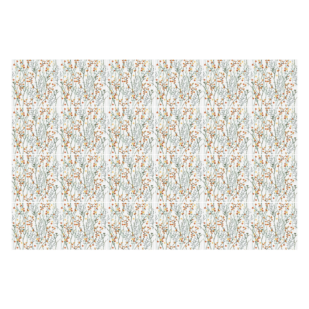 Samolepky na obklady Jemné konáre s kvetmi