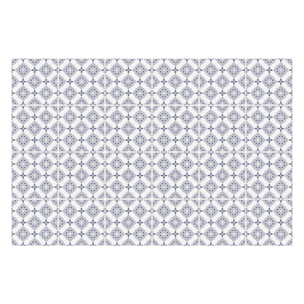 Samolepky na kachličky Symetrické kosoštvorce s detailmi