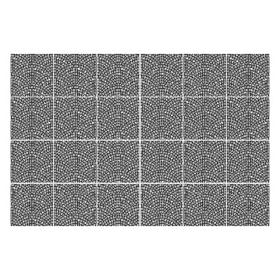 Nálepky na dlaždice Prekrížené oblúky v mriežke