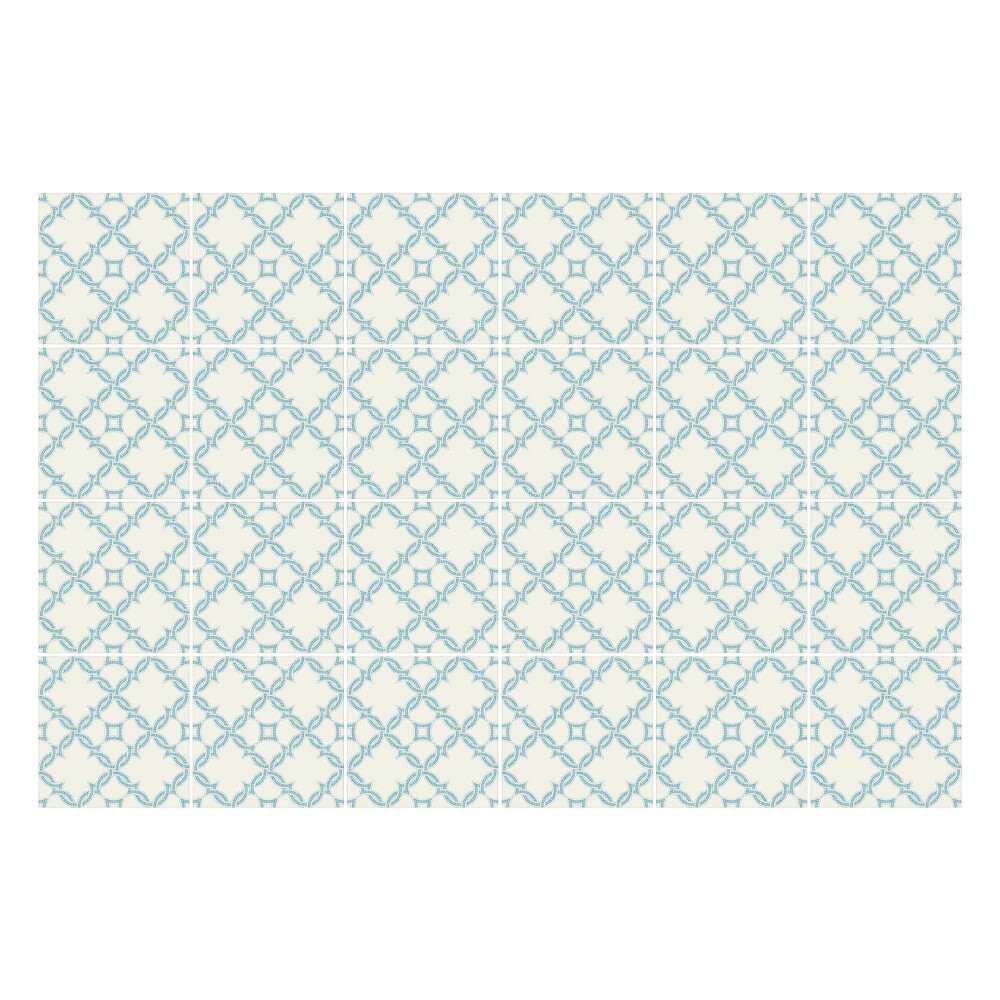 Samolepky na obklady Geometrické tvary v mriežke