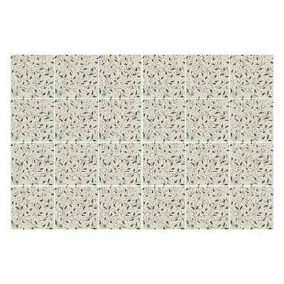 Nálepky na dlaždice Jemné listy a vetvičky