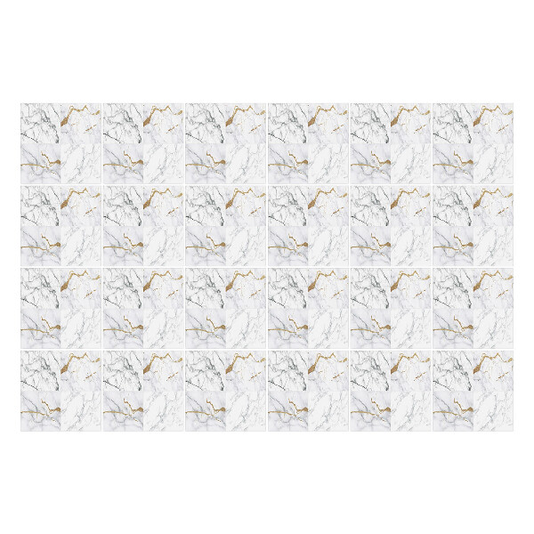 Samolepky na obklady Mramorové vlny s akcentom