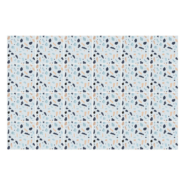 Samolepky na kachličky Abstraktné tvary v pohybe