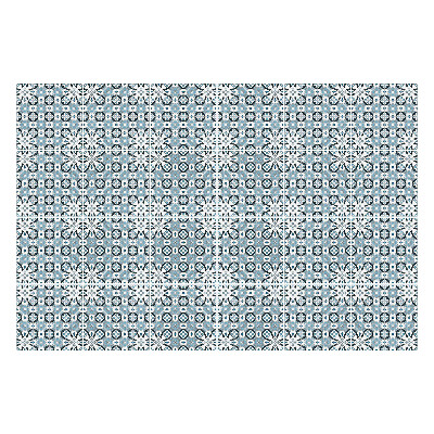 Nálepky na dlaždice Kvetinový motív s ornamentami