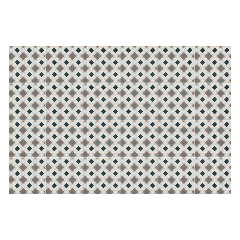 Samolepky na kachličky Rozloženie diamantovej mriežky