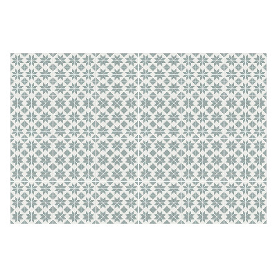 Nálepky na dlaždice Geometrické kvety v sieťke