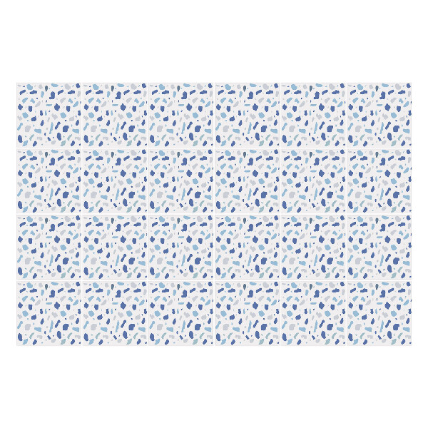 Nálepky na dlaždice Abstraktné škvrny a tvary