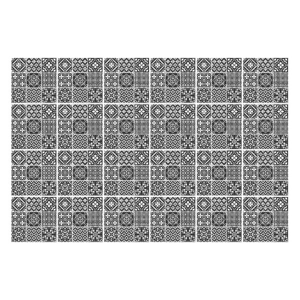 Samolepky na kachličky Geometrické kárované motívy