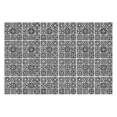 Samolepky na kachličky Geometrické kárované motívy