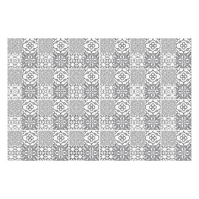 Samolepky na obklady Kvetinové motívy v sieťke