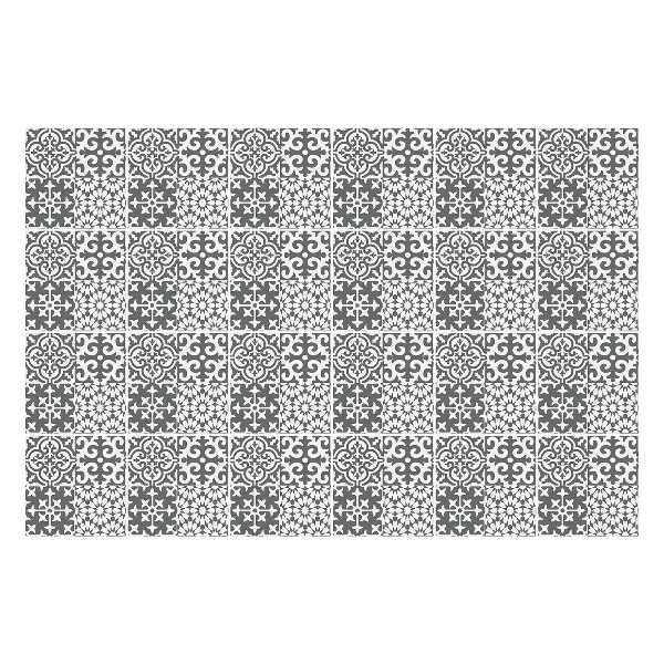 Samolepky na kachličky Klasické kvetinové ozdoby