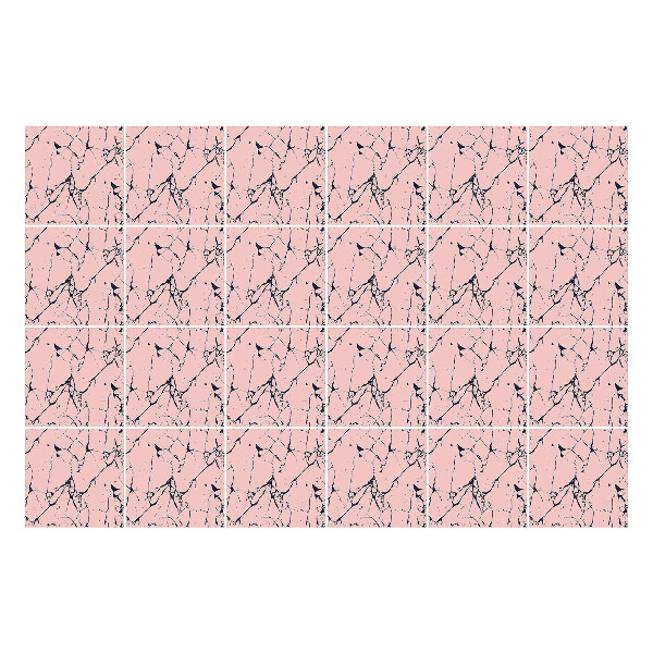 Samolepky na kachličky Abstraktné čiary a bodky