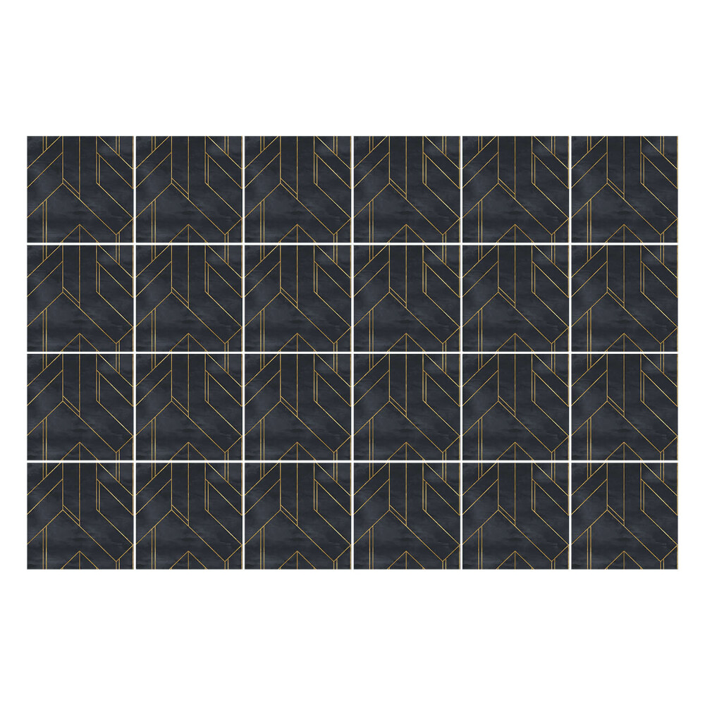 Samolepky na kachličky Kľukatá geometria