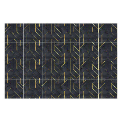 Samolepky na kachličky Kľukatá geometria