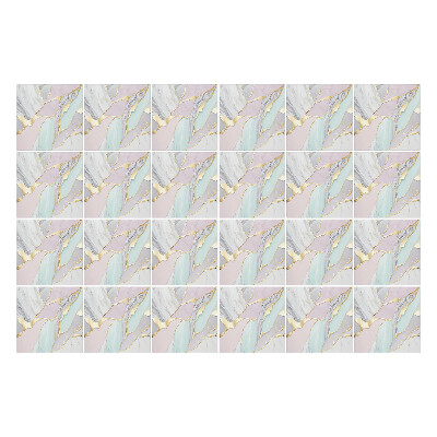 Samolepky na obklady Farebné mramory