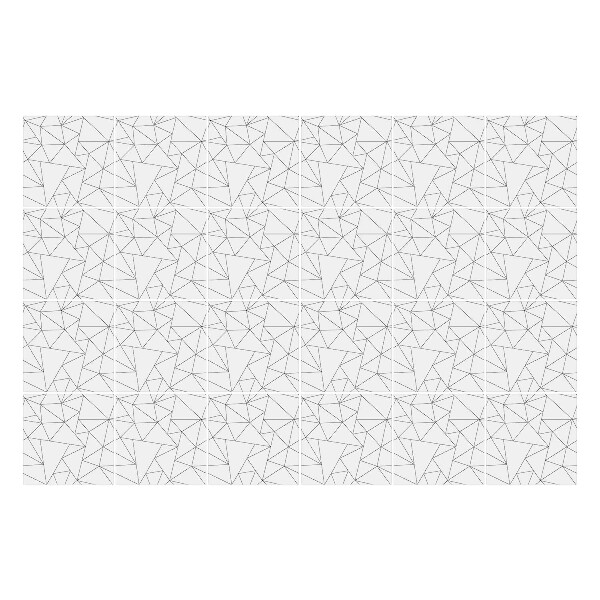 Samolepky na kachličky Geometria trojuholníka