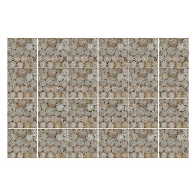 Samolepky na kachličky Okrúhle kmene stromov