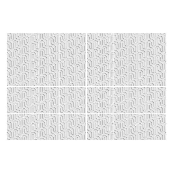 Samolepky na obklady Vlnovky v rozložení