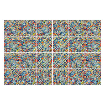 Nálepky na dlaždice Farebné orientálne dlaždice