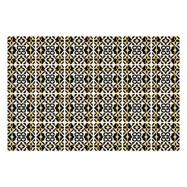 Samolepky na kachličky Geometrické kvetinové motívy
