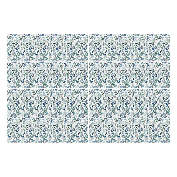 Nálepky na dlaždice Listy a vetvičky v spleti