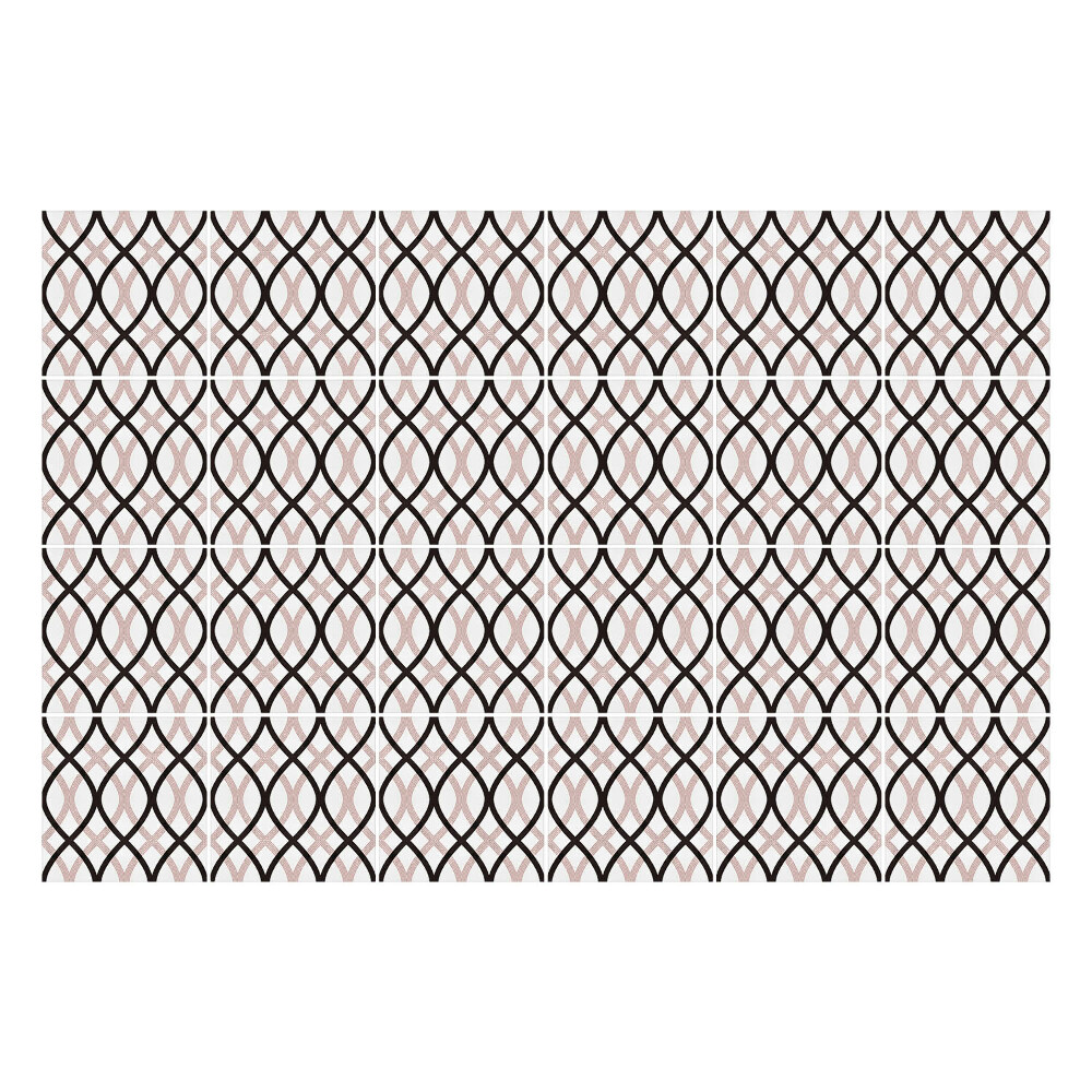 Samolepky na obklady Prepletené oválne tvary