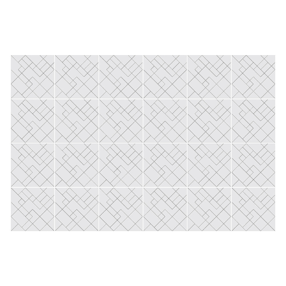 Samolepky na kachličky Geometrické čiary v mriežke