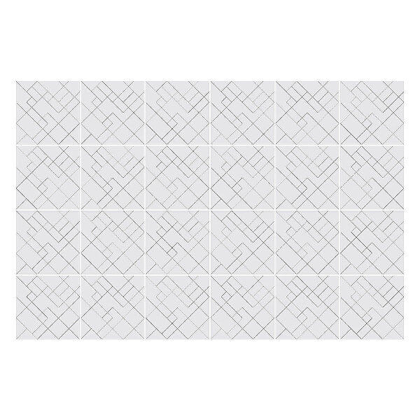 Samolepky na kachličky Geometrické čiary v mriežke