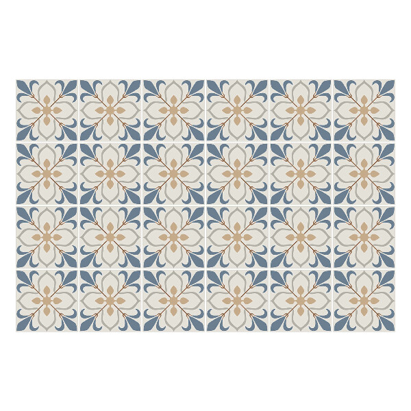 Samolepky na obklady Kvetinový motív v sieťke