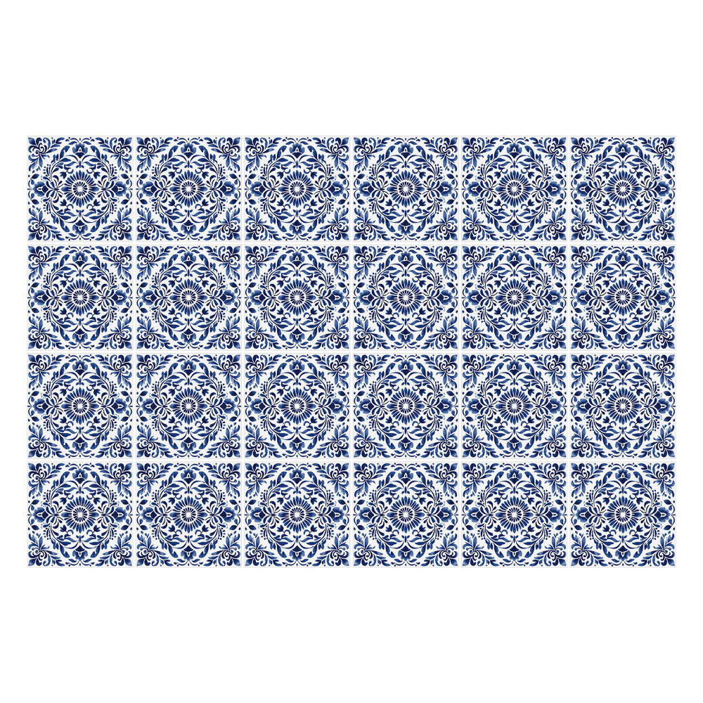 Samolepky na kachličky Bohato zdobená dlažba