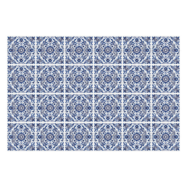 Samolepky na kachličky Bohato zdobená dlažba