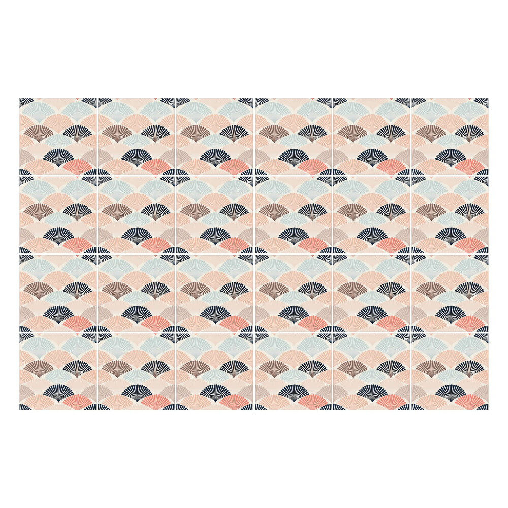 Nálepky na dlaždice Pasteloví fanúšikovia