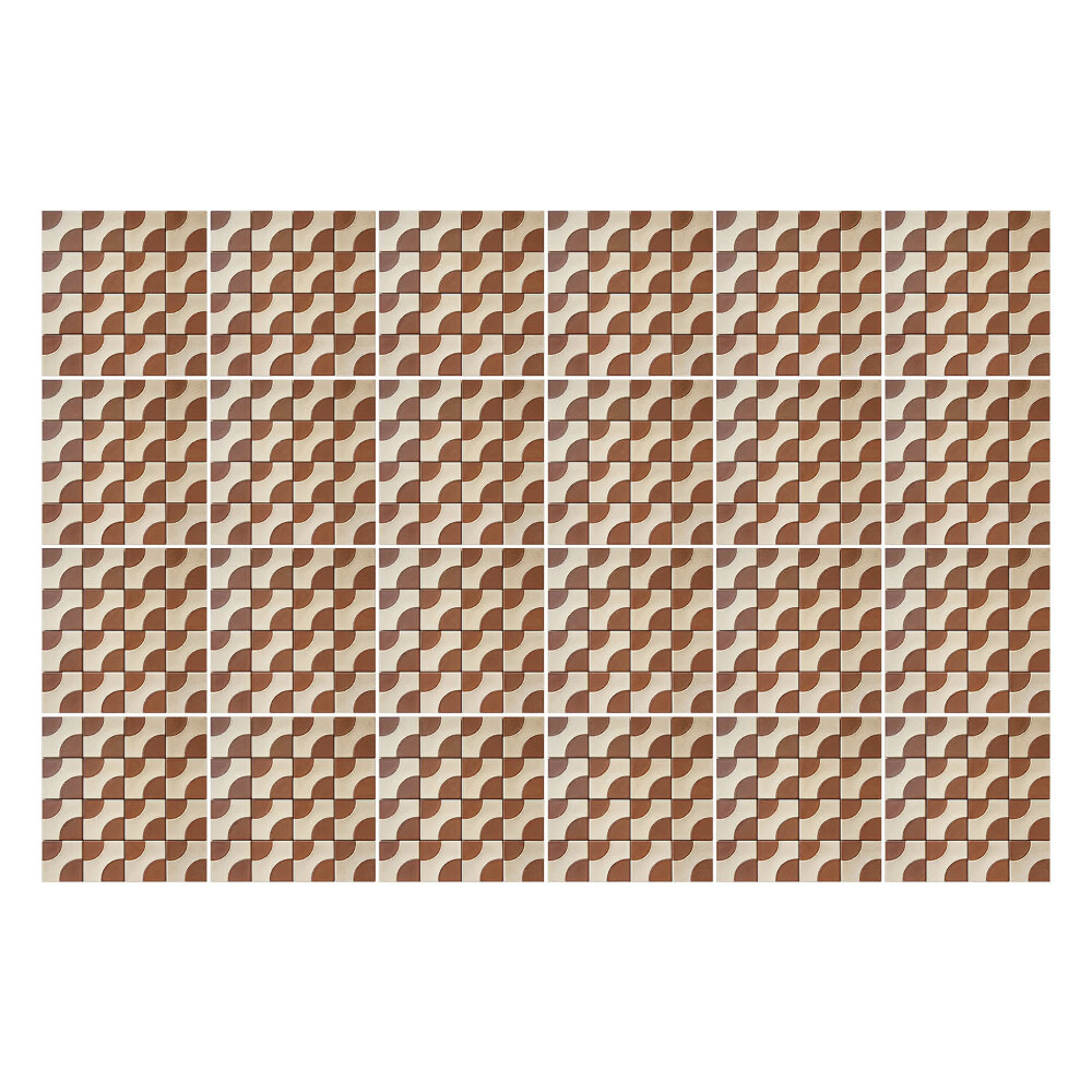 Samolepky na obklady Vlny v geometrickom usporiadaní