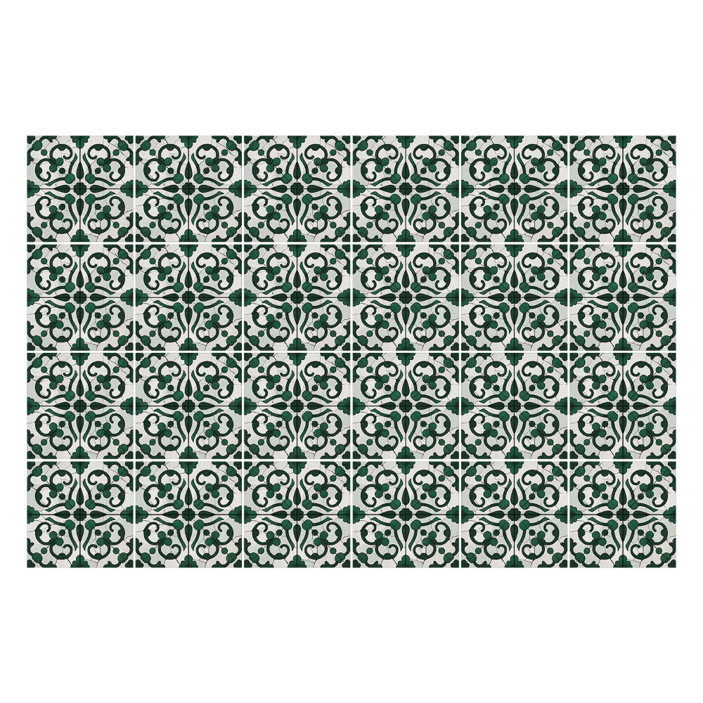 Samolepky na obklady V pozadí kvetinový motív