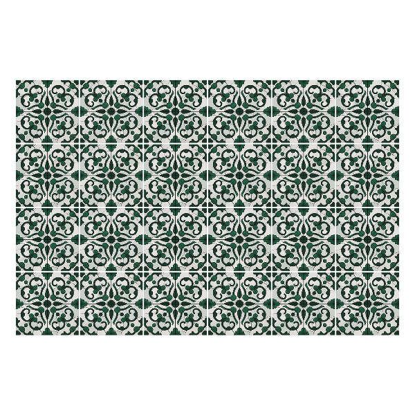 Samolepky na obklady V pozadí kvetinový motív