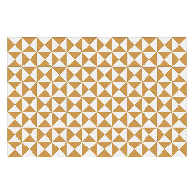 Samolepky na kachličky Geometrické trojuholníky v mriežke