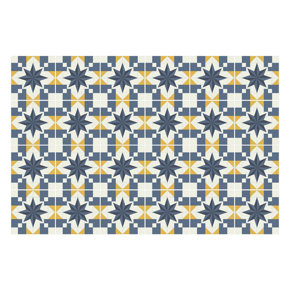 Samolepky na obklady Geometria s hviezdami