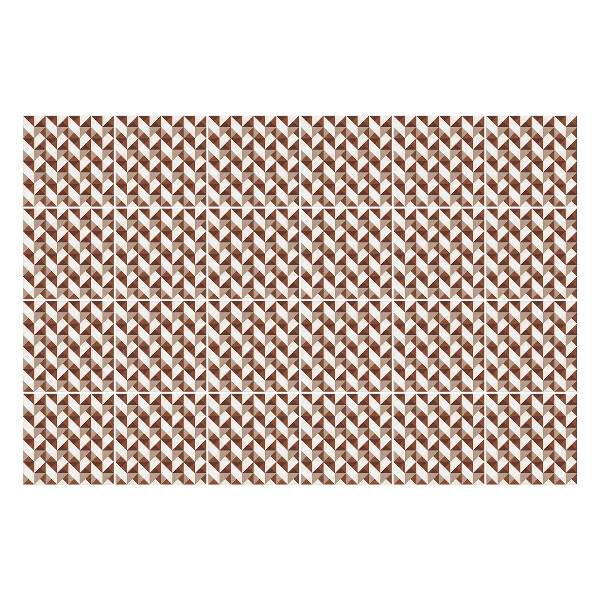 Samolepky na kachličky Geometria trojuholníka